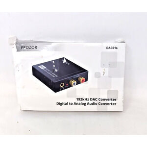 Prozor 192KHz DAC Converter Digital To Analog Audio Converter DAC01s New